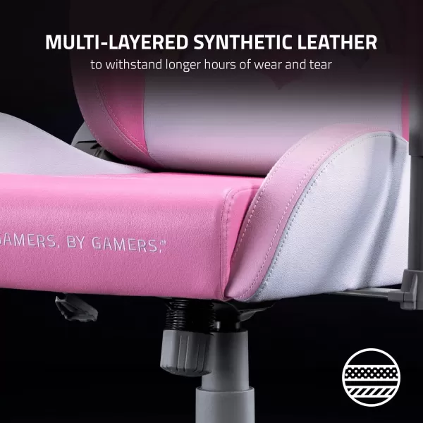 Razer Iskur X Ergonomic Gaming Chair Designed for Hardcore Gaming  MultiLayered Synthetic Leather  HighDensity Foam Cushions  2D Armrests  SteelReinforced Body  Hello Kitty ampamp Friends EditionHello Kitty  Friends