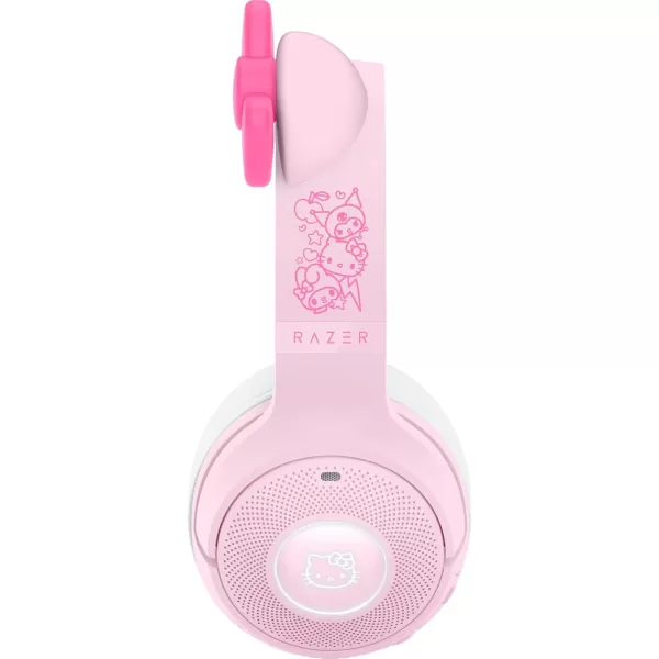 Razer Kraken Kitty V2 BT Wireless RGB Headset Chroma RGB  Bluetooth 5240 mm Drivers  NoiseCancelling Mics  Lightweight  40 Hr Battery wType C Charging  Hello Kitty ampamp Friends Edition