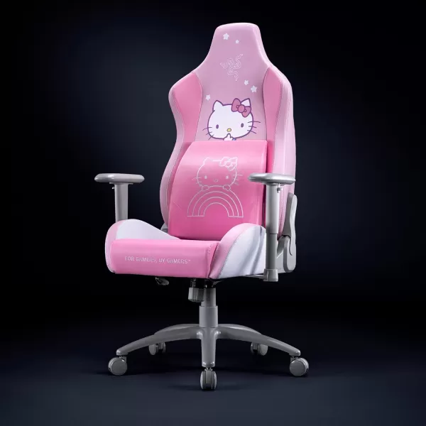 Razer Lumbar Cushion Hello Kitty ampamp Friends Edition Lumbar Support for Gaming Chairs  FullySculpted Lumbar Curve  Memory Foam Padding  Wrapped in Plush Velvet
