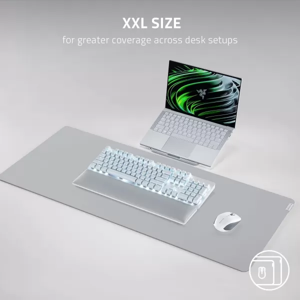 Razer Pro Glide Soft Mouse Mat Thick HighDensity Rubber Foam  Textured MicroWeave Cloth Surface  AntiSlip Base  Medium SizeXXLarge