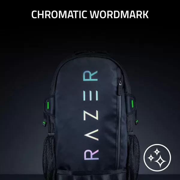 Razer Rogue v3 18quot Gaming Laptop Backpack Travel Carry On Computer Bag  Tear and Water Resistant  Mesh Side Pocket  Fits 18 inch Notebook  BlackBlack