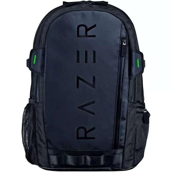 Razer Rogue v3 18quot Gaming Laptop Backpack Travel Carry On Computer Bag  Tear and Water Resistant  Mesh Side Pocket  Fits 18 inch Notebook  BlackBlack