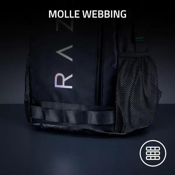 Razer Rogue v3 18quot Gaming Laptop Backpack Travel Carry On Computer Bag  Tear and Water Resistant  Mesh Side Pocket  Fits 18 inch Notebook  BlackBlack