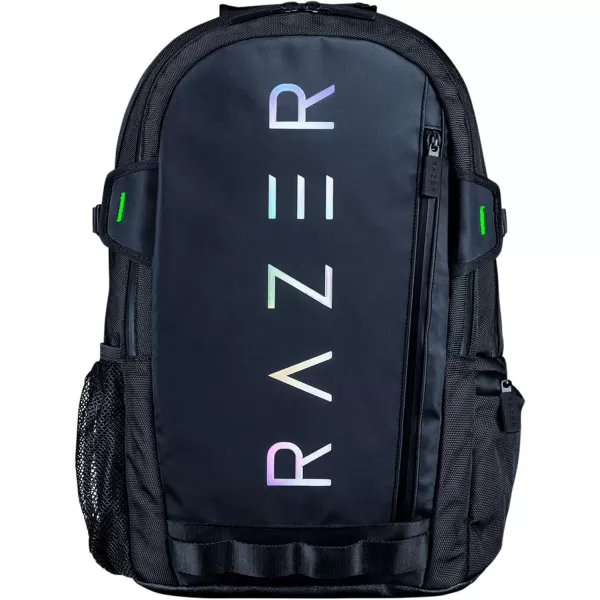 Razer Rogue v3 18quot Gaming Laptop Backpack Travel Carry On Computer Bag  Tear and Water Resistant  Mesh Side Pocket  Fits 18 inch Notebook  BlackChromatic