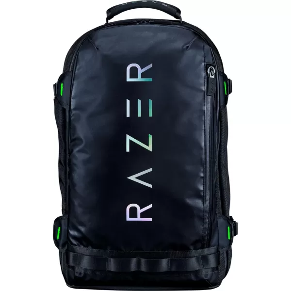 Razer Rogue v3 18quot Gaming Laptop Backpack Travel Carry On Computer Bag  Tear and Water Resistant  Mesh Side Pocket  Fits 18 inch Notebook  BlackChromatic