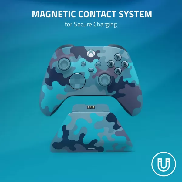 Razer Universal Quick Charging Stand for Xbox Series XS Magnetic Secure Charging  Matches Forza Horizon 5 Limited Edition Xbox Wireless Controller  USB Powered  Controller Sold SeparatelyMineral Camo