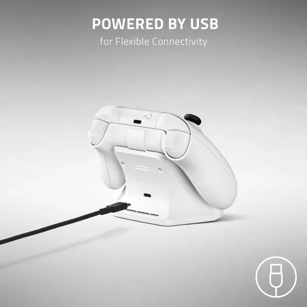 Razer Universal Quick Charging Stand for Xbox Series XS Magnetic Secure Charging  Matches Forza Horizon 5 Limited Edition Xbox Wireless Controller  USB Powered  Controller Sold SeparatelyPulse Red
