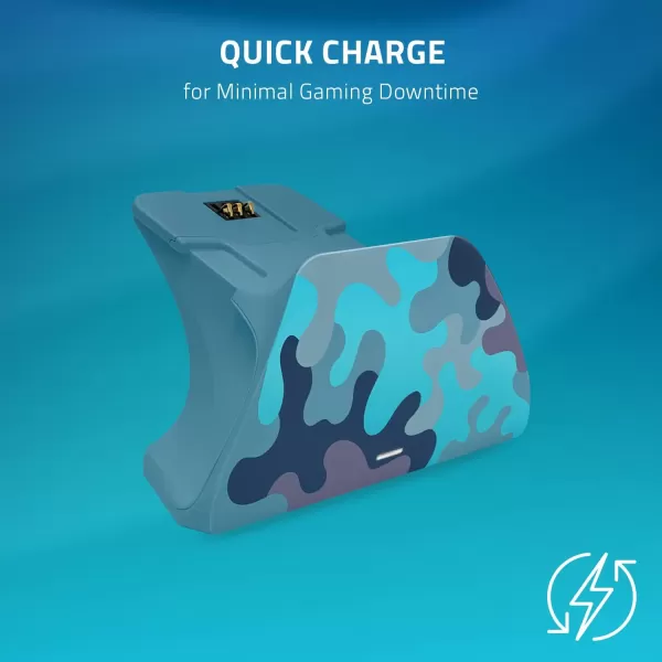 Razer Universal Quick Charging Stand for Xbox Series XS Magnetic Secure Charging  Matches Forza Horizon 5 Limited Edition Xbox Wireless Controller  USB Powered  Controller Sold SeparatelyMineral Camo