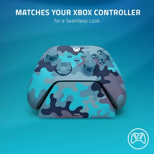 Razer Universal Quick Charging Stand for Xbox Series XS Magnetic Secure Charging  Matches Forza Horizon 5 Limited Edition Xbox Wireless Controller  USB Powered  Controller Sold SeparatelyMineral Camo
