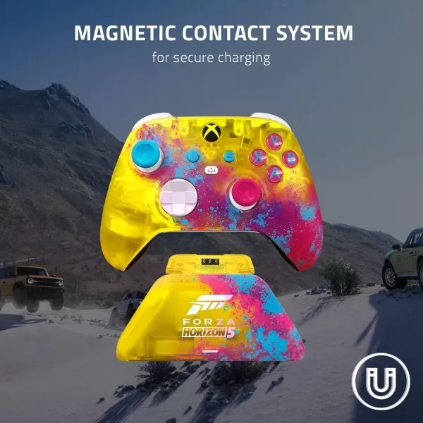 Razer Universal Quick Charging Stand for Xbox Series XS Magnetic Secure Charging  Matches Forza Horizon 5 Limited Edition Xbox Wireless Controller  USB Powered  Controller Sold SeparatelyForza Horizon 5