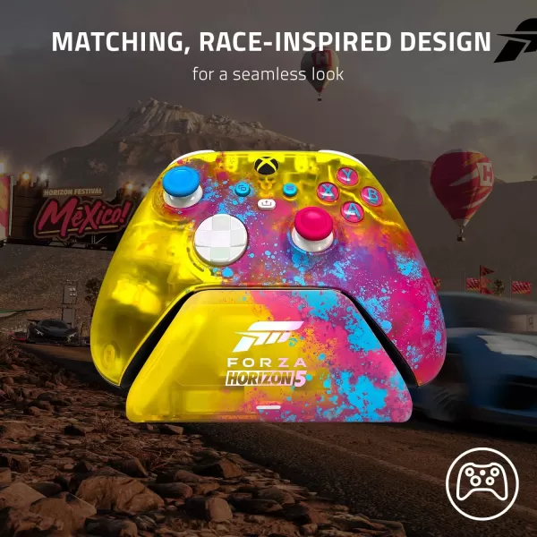 Razer Universal Quick Charging Stand for Xbox Series XS Magnetic Secure Charging  Matches Forza Horizon 5 Limited Edition Xbox Wireless Controller  USB Powered  Controller Sold SeparatelyForza Horizon 5