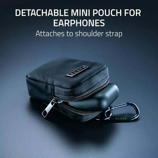 Razer Xanthus Tote Bag Dedicated Padded Laptop Compartment  Fits up to 16quot Laptops  Water Repellent Nylon  TwoWay Carry with Detachable Shoulder StrapCrossbody