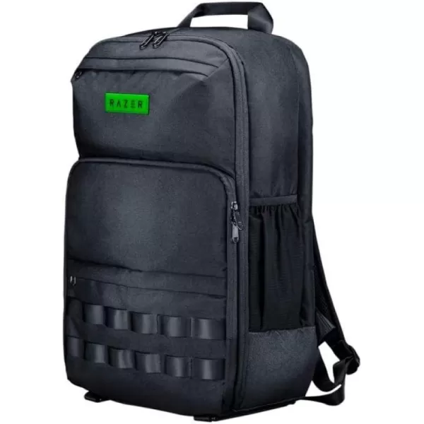 Razer Concourse Pro 18quot Backpack Tear Resistant Bottom  Front Utility Flap for Greater Accessibility  ScratchProof Interior  Padded Mesh Weave Straps  Fits Up to 18 inch Laptops  BlackConcourse