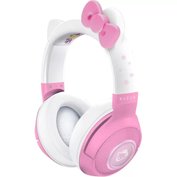 Razer Kraken BT Headset Bluetooth 5040ms Low Latency Connection  CustomTuned 40mm Drivers  Beamforming Microphone  Powered by Razer Chroma  Hello Kitty ampamp Friends EditionHeadset