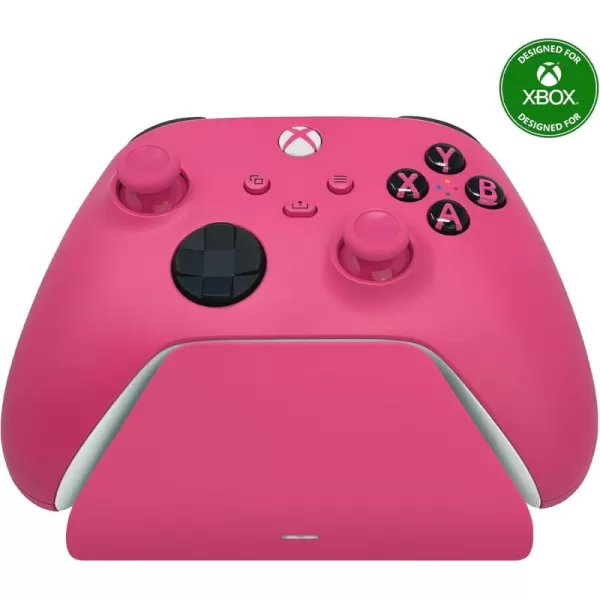 Razer Universal Quick Charging Stand for Xbox Series XS Magnetic Secure Charging  Matches Forza Horizon 5 Limited Edition Xbox Wireless Controller  USB Powered  Controller Sold SeparatelyDeep Pink