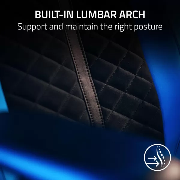 Razer Enki Pro Premium Gaming Chair Upholstered Alcantara  AllDay Comfort  Lumbar Arch  DualDensity Backrest  Reactive Seat Tilt ampamp 152Degree Recline  Memory Foam Headrest  Williams Esports