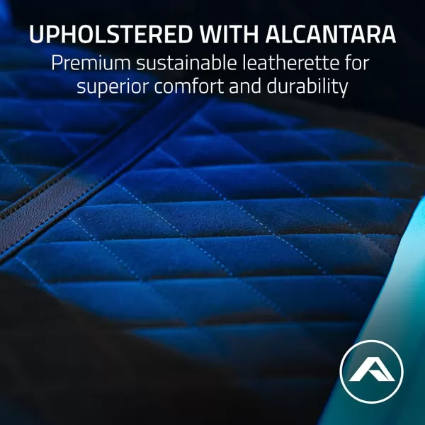 Razer Enki Pro Premium Gaming Chair Upholstered Alcantara  AllDay Comfort  Lumbar Arch  DualDensity Backrest  Reactive Seat Tilt ampamp 152Degree Recline  Memory Foam Headrest  Williams Esports