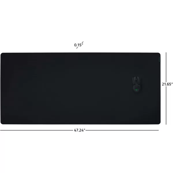 Razer Gigantus v2 Cloth Gaming Mouse Pad 3XL Thick HighDensity Foam  NonSlip Base  Classic BlackClassic Black