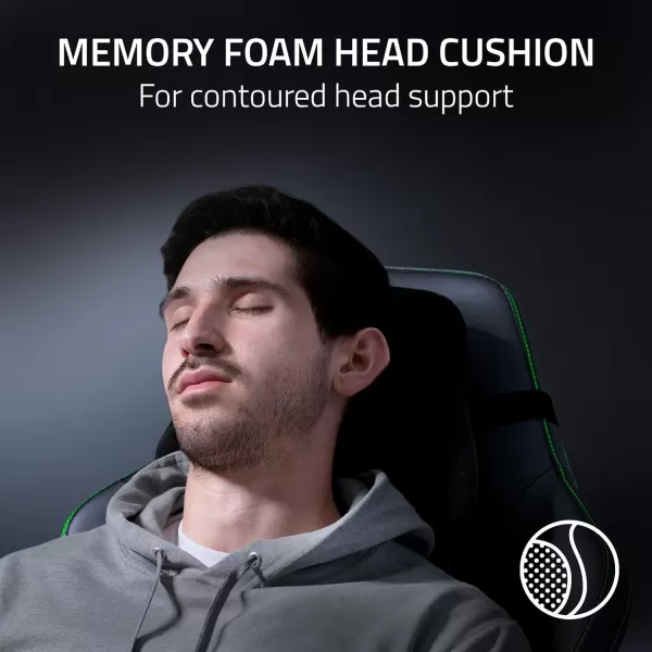 Razer Iskur V2 Gaming Chair Adaptive Lumbar Support  Adjustable Lumbar Curve  High Density Foam Cushions  Reactive Seat Tilt ampamp152degree Recline  4D Armrests  Synthetic Leather  BlackBlack