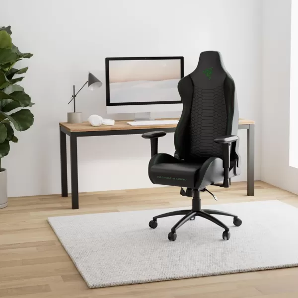 Razer Iskur X XL Gaming Chair Ergonomically Designed for Hardcore Gaming  MultiLayered Synthetic Leather Foam Cushions  2D Armrests  SteelReinforced Body  BlackGreenBlackGreen