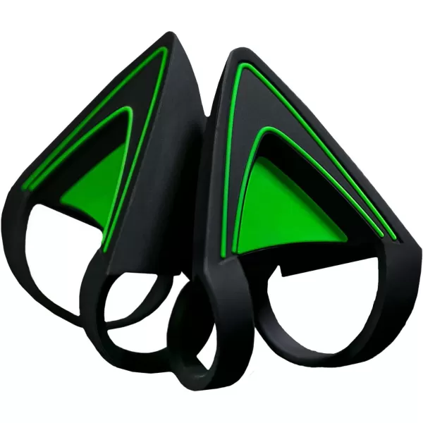 Razer Kitty Ears for Kraken Headsets Compatible with Kraken 2019 Kraken TE Headsets  Adjustable Strraps  Water Resistant Construction  Quartz PinkBlack Green