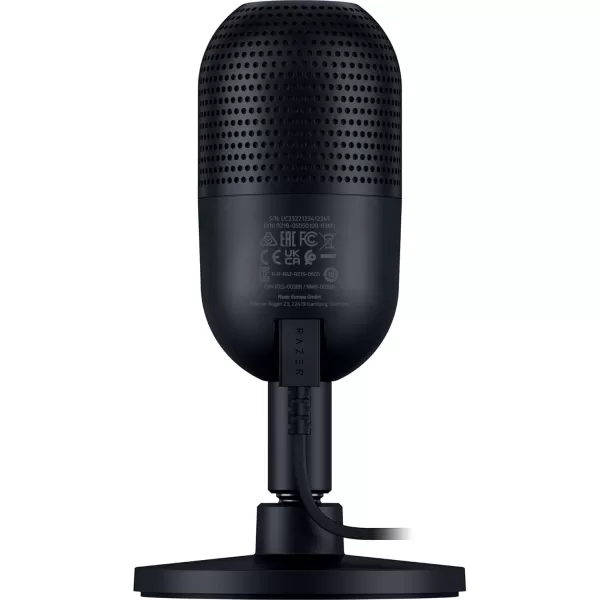 Razer Seiren V3 Mini USB Microphone Condenser Mic  Supercardioid Pickup Pattern  TaptoMute Sensor with LED Indicator  Shock Absorber  Ultra Compact  PC Discord OBS Studio XSplit  WhiteBlack