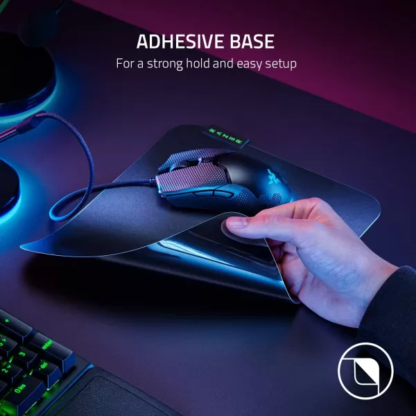 Razer Sphex V3 Hard Gaming Mouse Mat UltraThin Form Factor  Tough Polycarbonate Build  Adhesive Base  Large