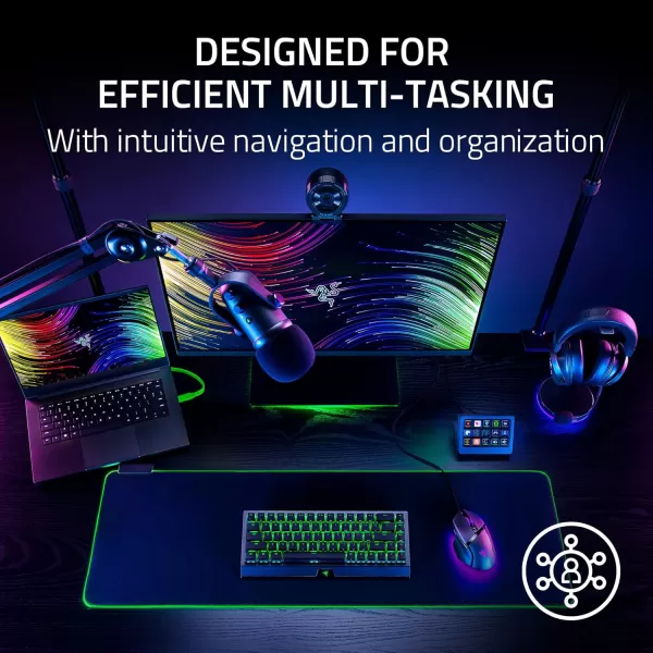 Razer Stream Controller X AllinOne Keypad for Streaming  15 Switchblade Buttons  MultiLink Macros  Swappable Magnetic Faceplate  Designed for PC ampamp Mac CompatibilityStream Controller X