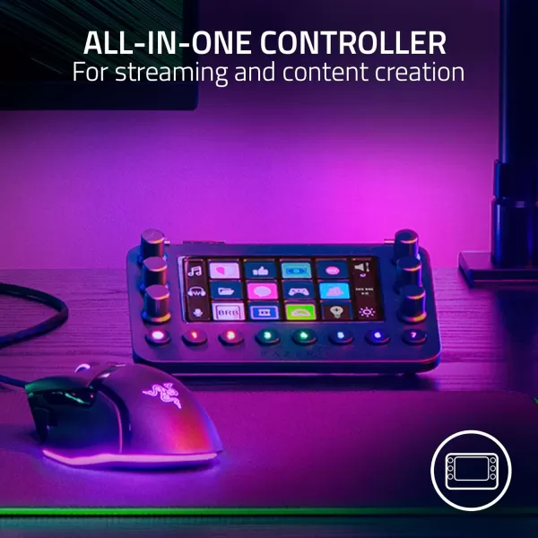 Razer Stream Controller X AllinOne Keypad for Streaming  15 Switchblade Buttons  MultiLink Macros  Swappable Magnetic Faceplate  Designed for PC ampamp Mac CompatibilityStream Controller