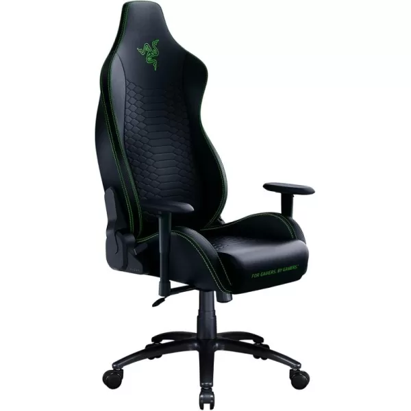 Razer Iskur X XL Gaming Chair Ergonomically Designed for Hardcore Gaming  MultiLayered Synthetic Leather Foam Cushions  2D Armrests  SteelReinforced Body  BlackGreenBlackGreen