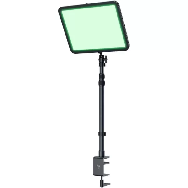 Razer Key Light Chroma Customizable RGB Light Spectrum  2800 Lumens Professional Light for Streaming Video RecordingConferencing on PC Phone  Control via App  Clamp Mount  WiFi ampamp Bluetooth