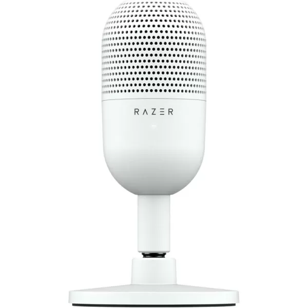 Razer Seiren V3 Mini USB Microphone Condenser Mic  Supercardioid Pickup Pattern  TaptoMute Sensor with LED Indicator  Shock Absorber  Ultra Compact  PC Discord OBS Studio XSplit  WhiteWhite