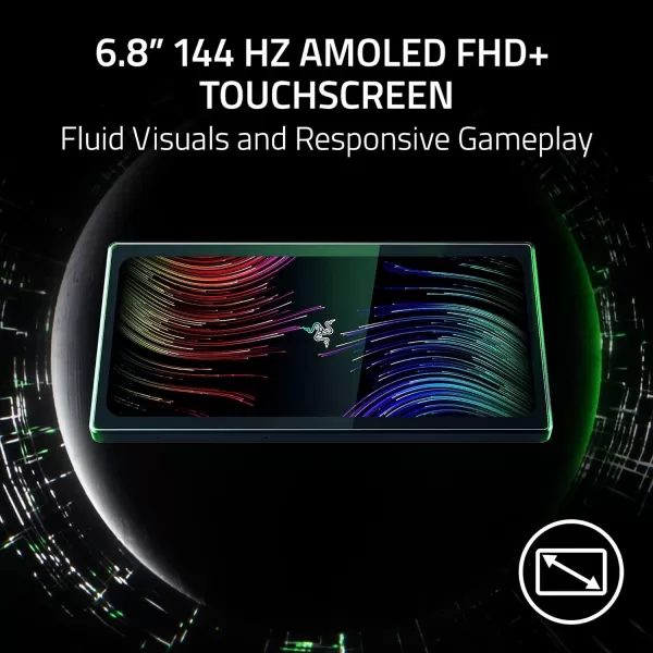 Razer Edge WiFi Gaming Tablet Snapdragon G3X Gen 1  ConsoleClass Control with HyperSense Haptics  68 144Hz AMOLED FHD Touchscreen  Android PC Xbox Cloud Gaming  Powered Nexus App