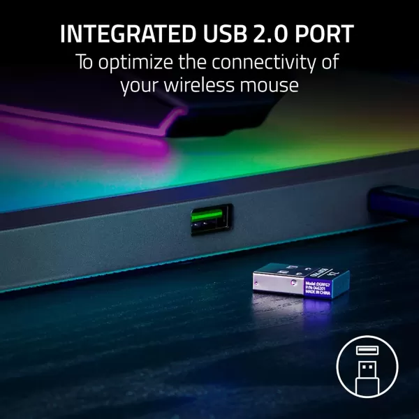 Razer Firefly V2 Pro Fully Illuminated RGB Gaming Mouse Mat Backlit Design  15 Zone Chroma Lighting  USB 20 Port  Detachable USB Type C Cable  Micro Textured Surface  Anti Slip Base