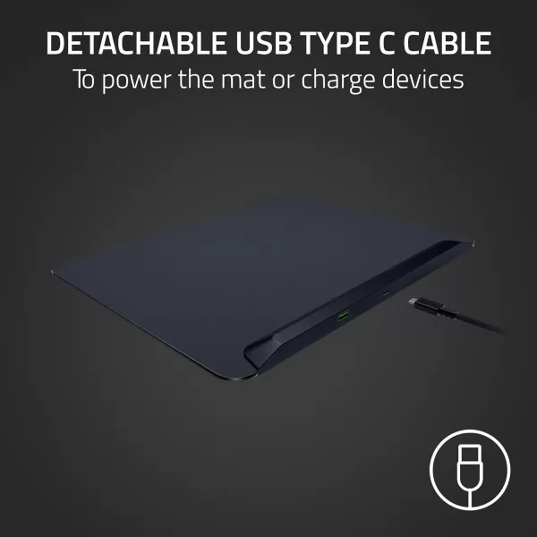 Razer Firefly V2 Pro Fully Illuminated RGB Gaming Mouse Mat Backlit Design  15 Zone Chroma Lighting  USB 20 Port  Detachable USB Type C Cable  Micro Textured Surface  Anti Slip Base
