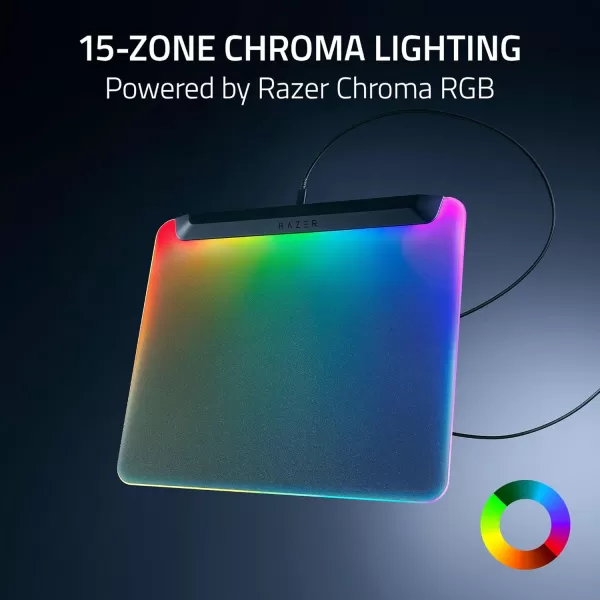 Razer Firefly V2 Pro Fully Illuminated RGB Gaming Mouse Mat Backlit Design  15 Zone Chroma Lighting  USB 20 Port  Detachable USB Type C Cable  Micro Textured Surface  Anti Slip Base
