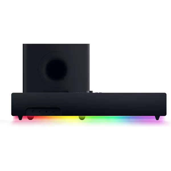 Razer Leviathan V2 MultiDriver PC Gaming Soundbar with Subwoofer  THX Spatial Audio  Compact Design  Chroma RGB  Bluetooth 52  for DesktopLaptop Smartphones Tablets ampamp Nintendo SwitchV2 Pro