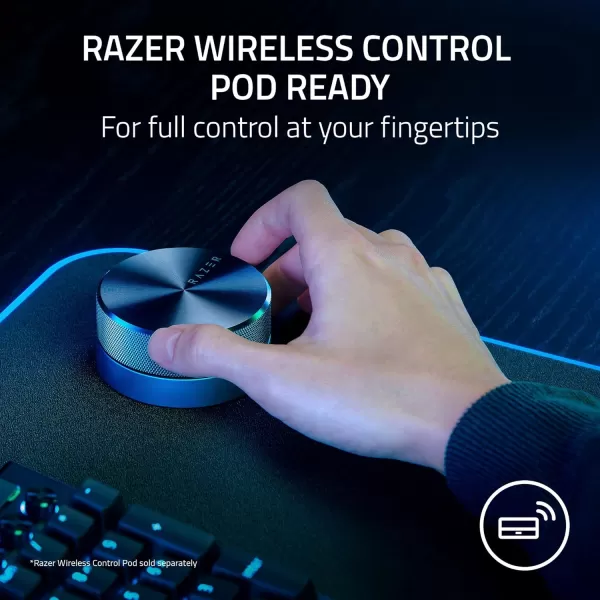 Razer Nommo V2  FullRange 21 PC Gaming Speakers with Wired Subwoofer THX Spatial Audio  Rear Projection Chroma RGB  3 Drivers  DownFiring Subwoofer 55 Driver  Wireless Control PodNommo V2