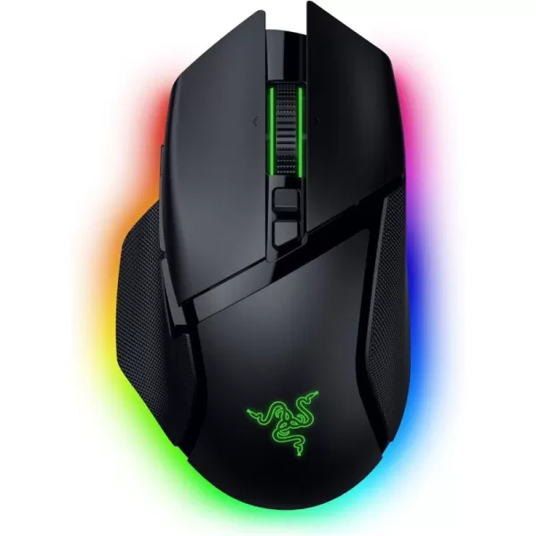 Razer Basilisk V3 Pro 35K Wireless Gaming Mouse HyperScroll Tilt Wheel  35K DPI Optical Sensor Gen 213 Customizable Controls  Chroma RGB  Optical Switches Gen 3  Up to 140 Hr Battery  Black