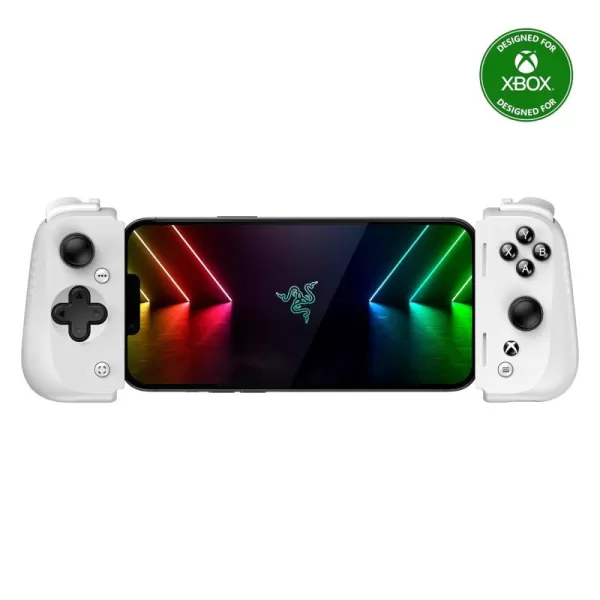 Razer Kishi V2 Pro Mobile Gaming Controller Xbox Edition for Android HyperSense Haptics  Universal Fit  Stream PC ampamp Xbox Games  Play Touchscreen Only Games  1 Month Xbox Game Pass Incl  WhiteWhite