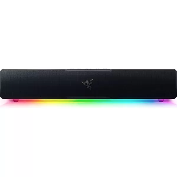 Razer Leviathan V2 MultiDriver PC Gaming Soundbar with Subwoofer  THX Spatial Audio  Compact Design  Chroma RGB  Bluetooth 52  for DesktopLaptop Smartphones Tablets ampamp Nintendo SwitchV2 X