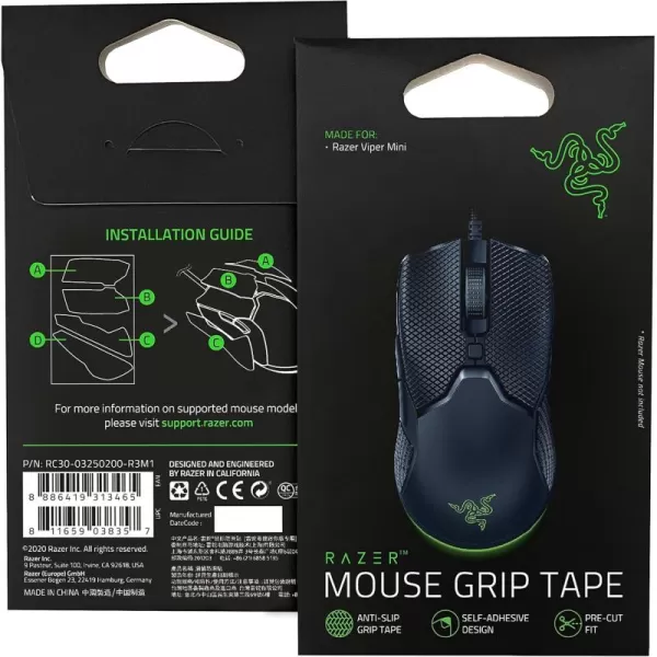 Razer Mouse Grip Tape Viper Mini AntiSlip Grip Tape  SelfAdhesive Design  PreCut