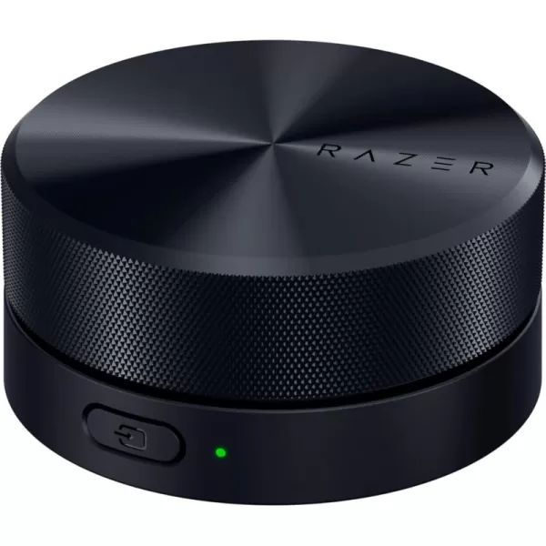Razer Wireless Control Pod Advanced Audio Control for Nommo V2 ampamp Leviathan V2 Speakers  RGB Light Customization  Rotatable Clickable Dial ampamp Source Button  Durable Aluminum Alloy  USB ampamp Bluetooth