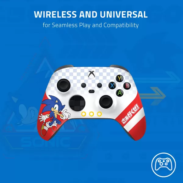 Razer Limited Edition Xbox Series XS and Xbox One Controller with Charging Stand  Sonic the HedgehogSonic The Hedgehog