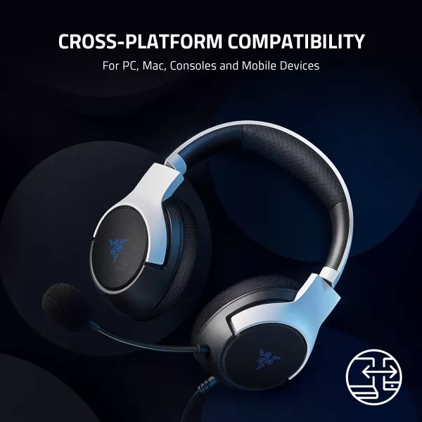 Razer Quick Charging Stand  Kaira X Wired Headset Bundle for PlayStation 5 Perfectly Matches PS5 DualSense Wireless Controller Controller Sold Separately