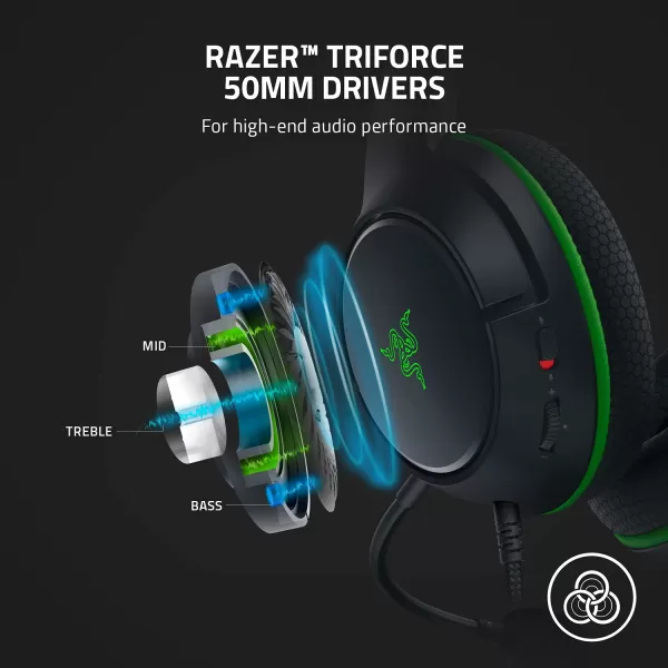 Razer Universal Quick Charging Stand Controller Sold Separately  Kaira X Wired Headset Bundle for Xbox Series XS Xbox One Perfectly Matches Xbox Wireless Controllers  Black