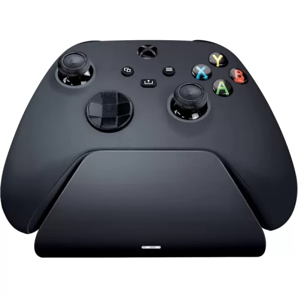 Razer Universal Quick Charging Stand for Xbox Series XS Magnetic Secure Charging  Perfectly Matches Xbox Wireless Controllers  USB Powered  Carbon Black Controller Sold SeparatelyCarbon Black