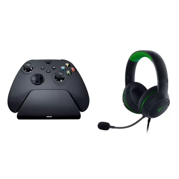 Razer Legendary Duo Bundle for Xbox Kaira Wireless Headset and Quick Charging Stand  Controller Sold Separately