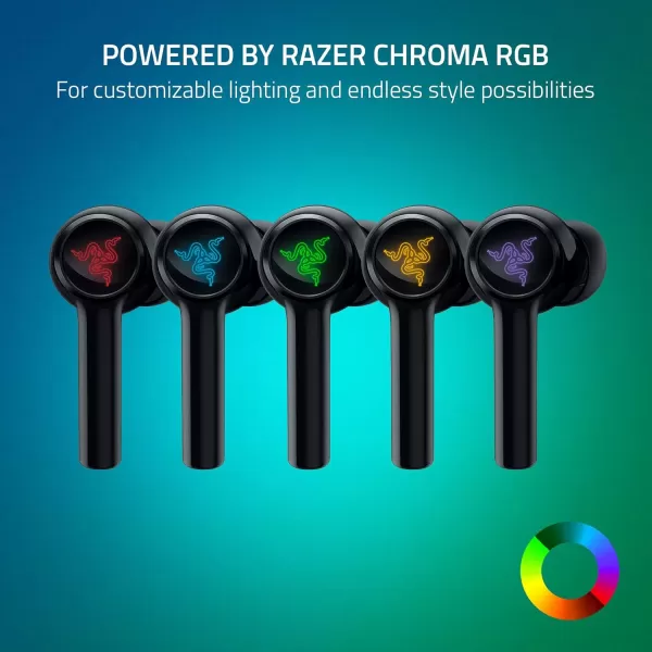 Razer Hammerhead HyperSpeed Wireless MultiPlatform Gaming Earbuds for Xbox Series XS Xbox One PC Mobile ANC  Noise Cancelling Mic  Bluetooth 52  RGB Chroma  30 Hr BatteryXbox