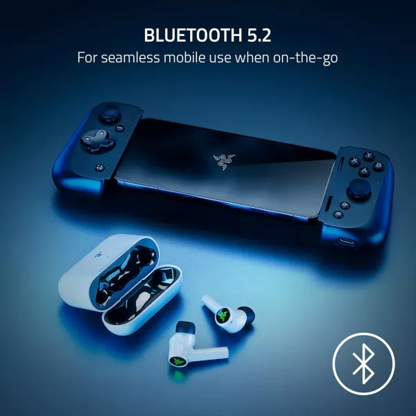 Razer Hammerhead HyperSpeed Wireless MultiPlatform Gaming Earbuds for Xbox Series XS Xbox One PC Mobile ANC  Noise Cancelling Mic  Bluetooth 52  RGB Chroma  30 Hr BatteryPlayStation